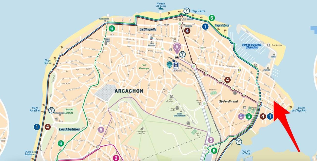 Maisonnette Studio Arcachon 300M Plage Экстерьер фото